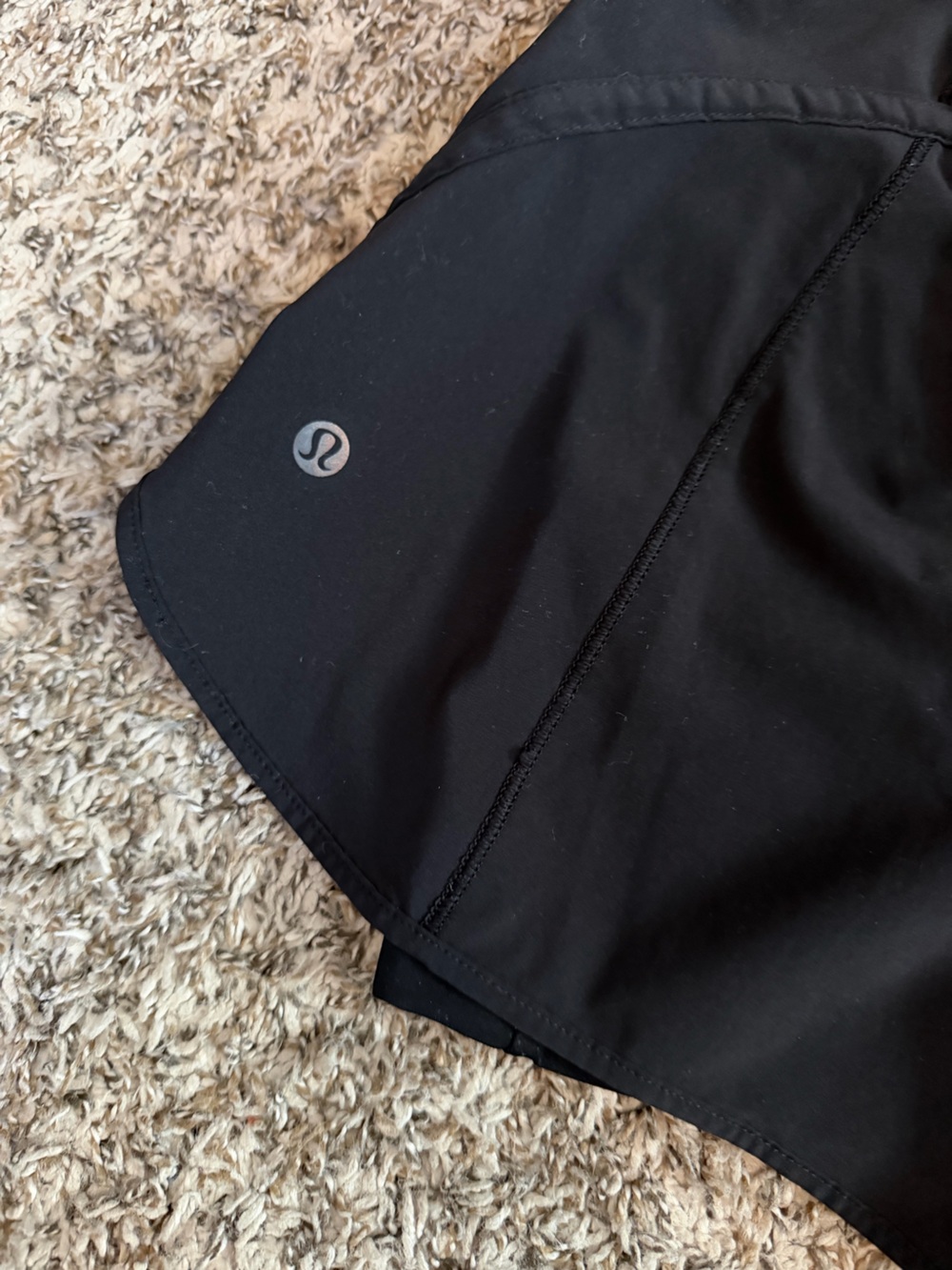 lululemon athletica Black Women's Athletic Shorts - Picture 3 of 4